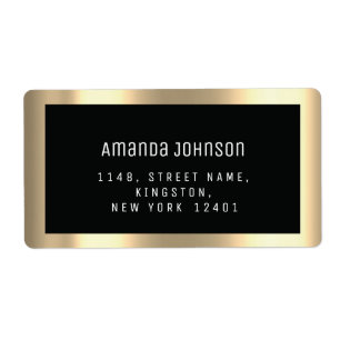 RSVP Framed Boutiqueオンラインブラック金ゴールド枠 ラベル