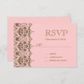 RSVP para boda en espainol / Wedding Rsvp (正面/裏面)
