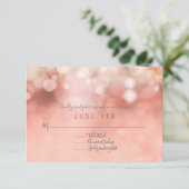 RSVP Pastelカラフル《写真》ぼけ味Twinkling Lights Pink (スタンド正面)