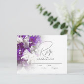 RSVP Postcard Response to Wedding Invite  ポストカード (スタンド正面)