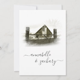 *～* RSVP QRバーンアメリカ国旗AR19結婚'  招待状