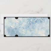 RSVP QR素朴コードを使用したヴィンテージムービーチケット 招待状 (裏面)