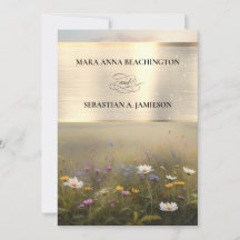 *~* RSVP QR AR31ミスティ花結婚式招待状