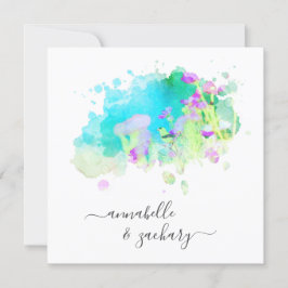 *～* RSVP QR Cherub Bird AR15フローラ結婚 招待状