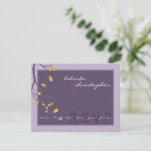 RSVP REPLY スリップまたは滑ること ::さくらんぼの花7L 招待状 (スタンド正面)