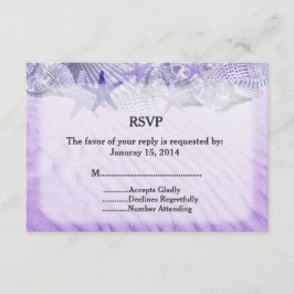 RSVP seashell1を結婚している貝殻のヒトデ