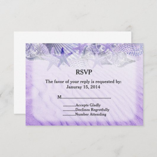 RSVP seashell1を結婚している貝殻のヒトデ (正面/裏面)