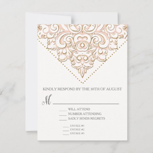 RSVP wメニュー選択レエレガントースフォーマルモダン (正面)