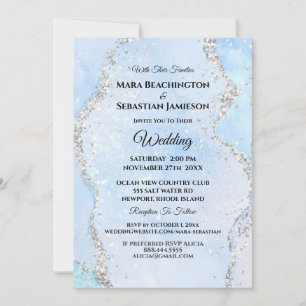 *～* RSVP Webサイト – 海AGATE Blue AR13結婚 招待状