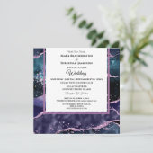 *~* RSVP Website AGATE Stars Purple AR13 結婚's 招待状 (スタンド正面)