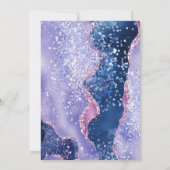 *~* RSVP Website Lavender AGATE Waves AR13 結婚's 招待状 (裏面)