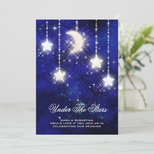 *~* RSVP Website MOON STARS SEVANAL AR14 結婚's 招待状 (スタンド正面)
