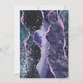 *~* RSVP Website - Purple AGATE Stars AR13 結婚's 招待状 (裏面)