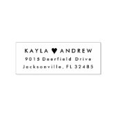 RSVPs 結婚 Yousのハートラバースタンプ感謝してい ラバースタンプ (押印)