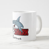 RSVPSharkのコーヒー・マグ ジャンボコーヒーマグカップ (正面右)
