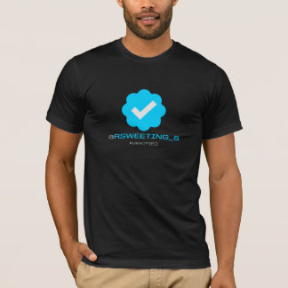 @RSweeting_6 -確認される-黒いTシャツ Tシャツ
