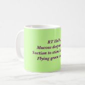 RTの俳句: 粘液性深い コーヒーマグカップ (正面左)