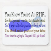 RTを…あなたは知っています マウスパッド (正面)