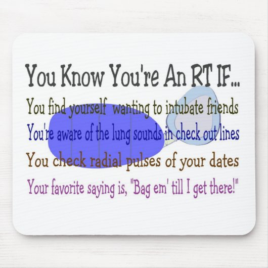 RTを…あなたは知っています マウスパッド (正面)