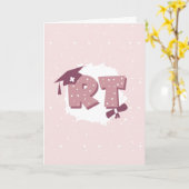 RT呼吸セラピスト卒業 カード (黄色い花)