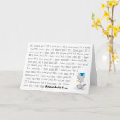 RT愛してるRT愛してるRT愛してるRT愛してる カード (黄色い花)