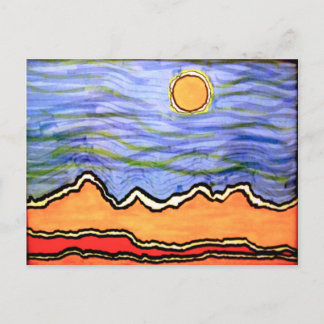 RT石製のドットマトリックス ポストカード