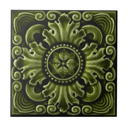 RT030のどレリーフ、浮き彫りの旧式な再生のタイル タイル (正面)