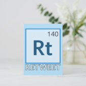 RT 140 /リツイート要素 ポストカード (スタンド正面)