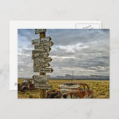 RT 66アリゾナ砂漠 ポストカード (正面/裏面)