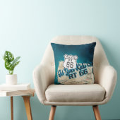 rt 66 get your kicks pillow 26blue クッション (椅子)