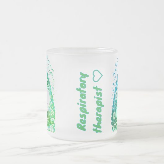 RT at heart フロストグラスマグカップ (中央)