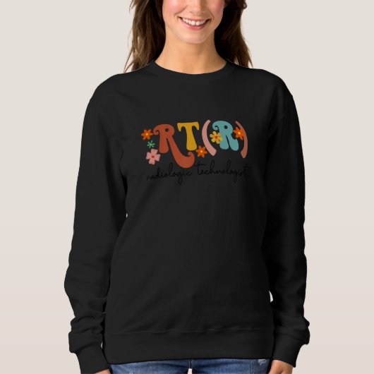 RT R Radiologic Technologist X ray Tech Radiology スウェットシャツ (正面)