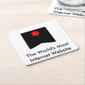 RTARLのコースター スクエアペーパーコースター (アングル)