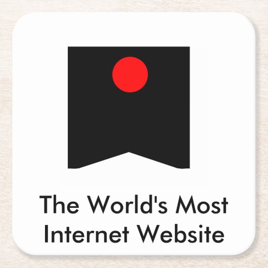 RTARLのコースター スクエアペーパーコースター (正面)