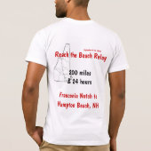 RTBのリレー Tシャツ (裏面)