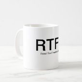 RTFCのマグ コーヒーマグカップ (正面左)