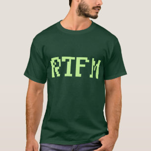 RTFMの八十年代のオタク Tシャツ