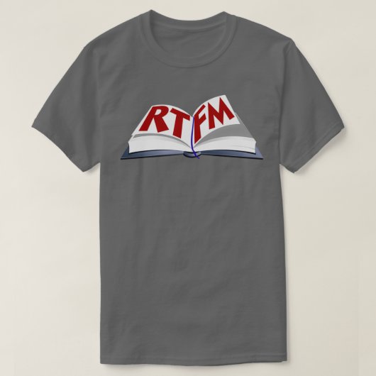 RTFMマニュアル Tシャツ (デザイン正面)