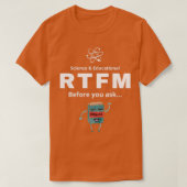 RTFM前頼  Tシャツ (デザイン正面)