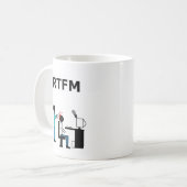 RTFM コーヒーマグカップ (正面左)