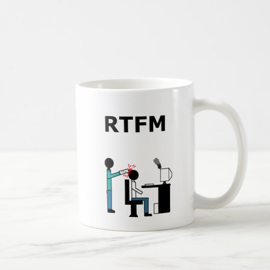 RTFM コーヒーマグカップ (右)