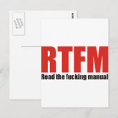 RTFM ポストカード (正面/裏面)