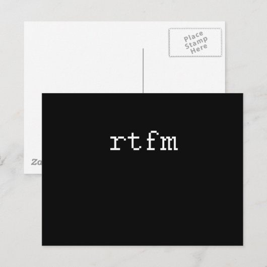 RTFM ポストカード (正面/裏面)