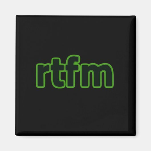 rtfm マグネット (正面)
