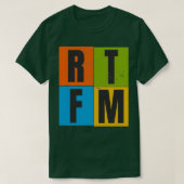 RTFM 読 The FKIN Manual Tシャツ (デザイン正面)