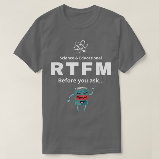 RTFM 頼 Tシャツ (デザイン正面)