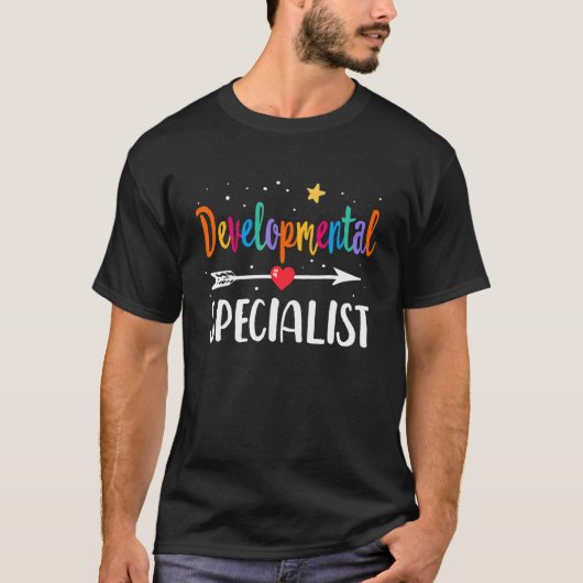RtiチームT発育セラピストアーリーインターベント Tシャツ (正面)