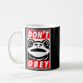 Rtland Frog Don't Obey コーヒーマグカップ (左)