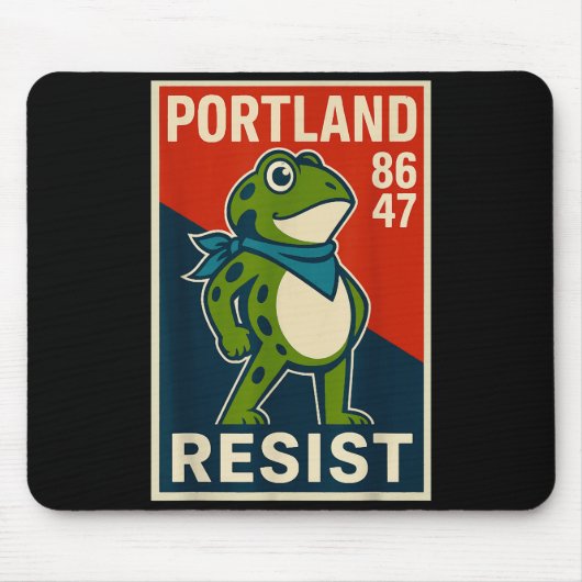 Rtland Frog Protest For Men And Women  マウスパッド (正面)