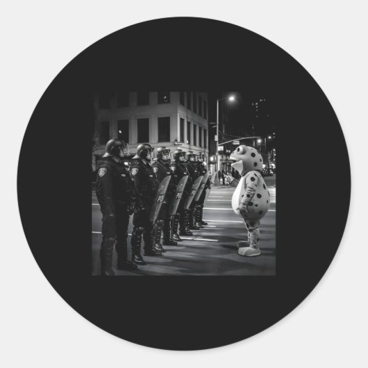 Rtland Frog Protest Meme Frog Viral For Men Women  ラウンドシール (正面)